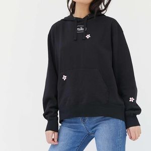 NWT Nike Floral Embroidered Hoodie